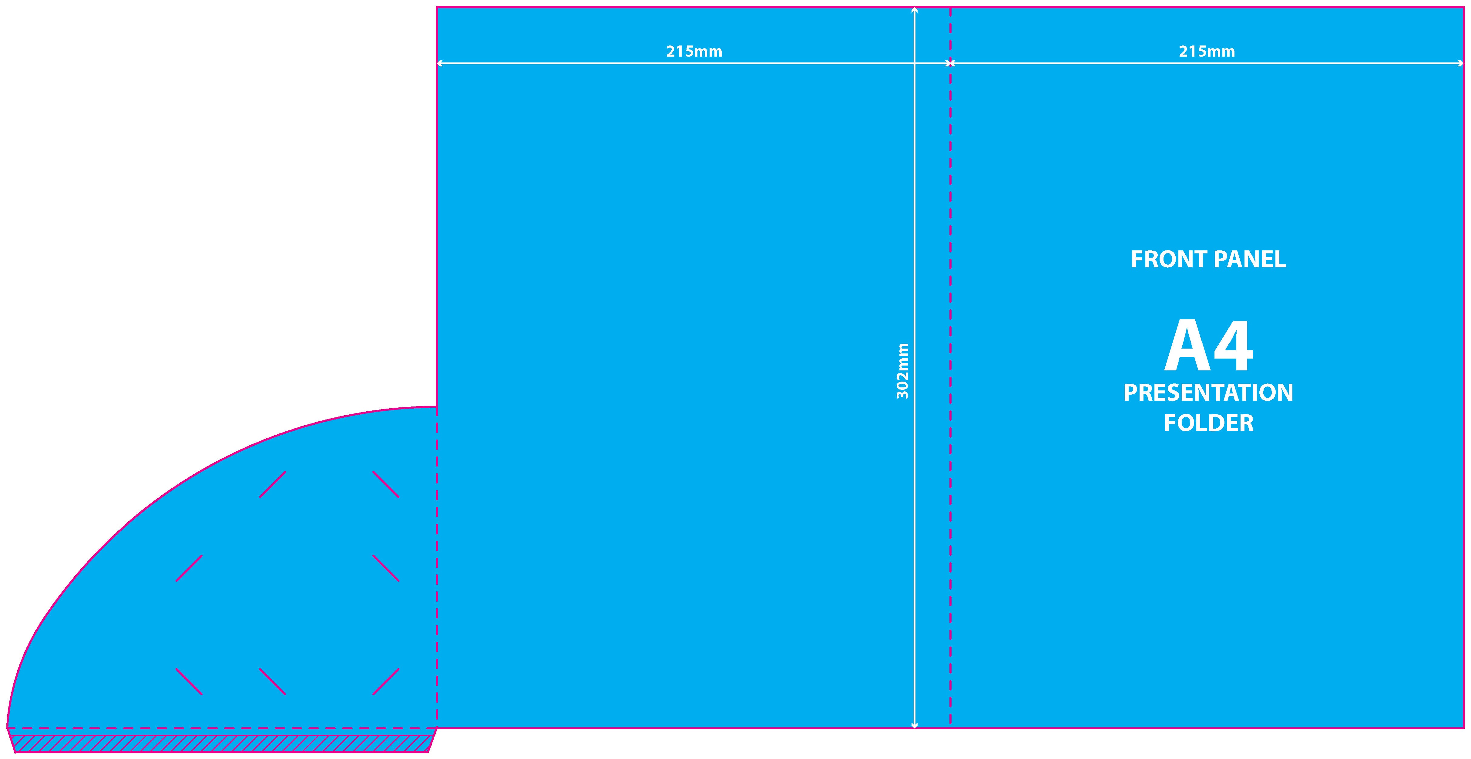 Presentation Folder - to hold A4 or A5 Sheets