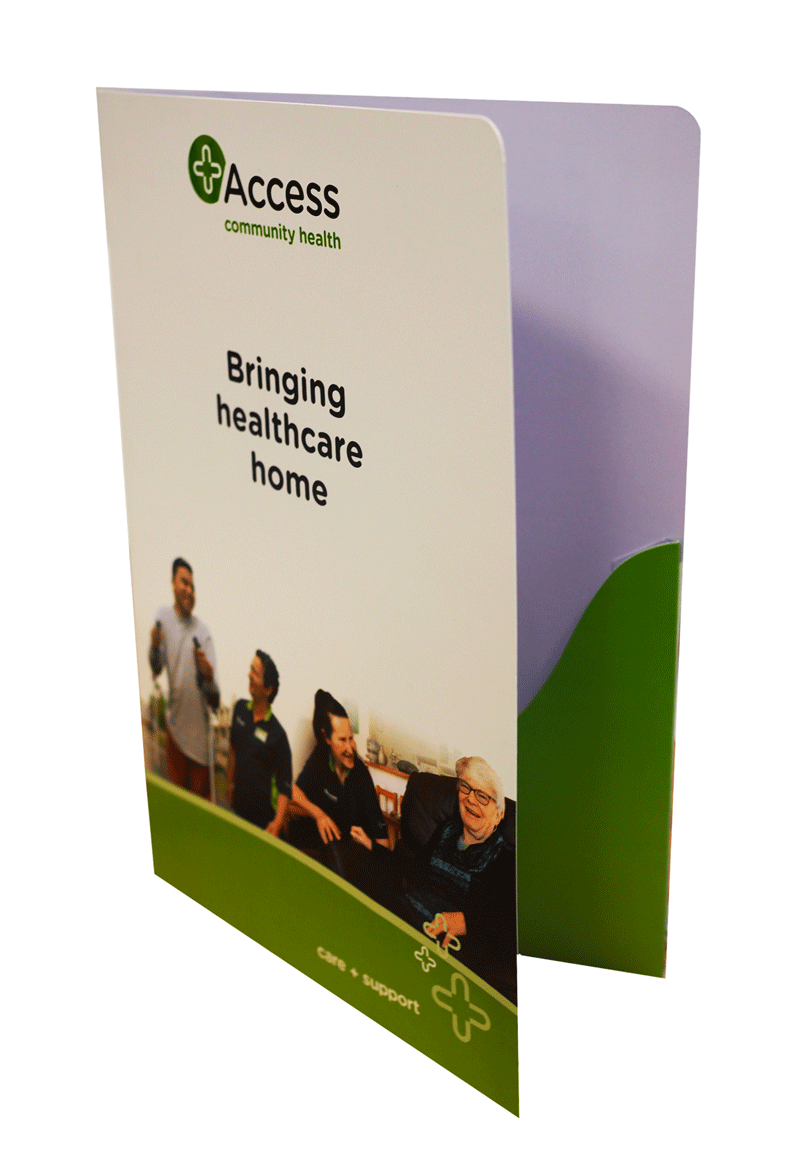 Presentation Folder - to hold A4 or A5 Sheets