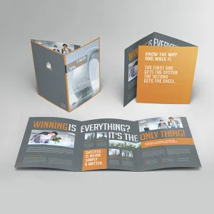 FOLDED BROCHURES - 6 PANEL A4