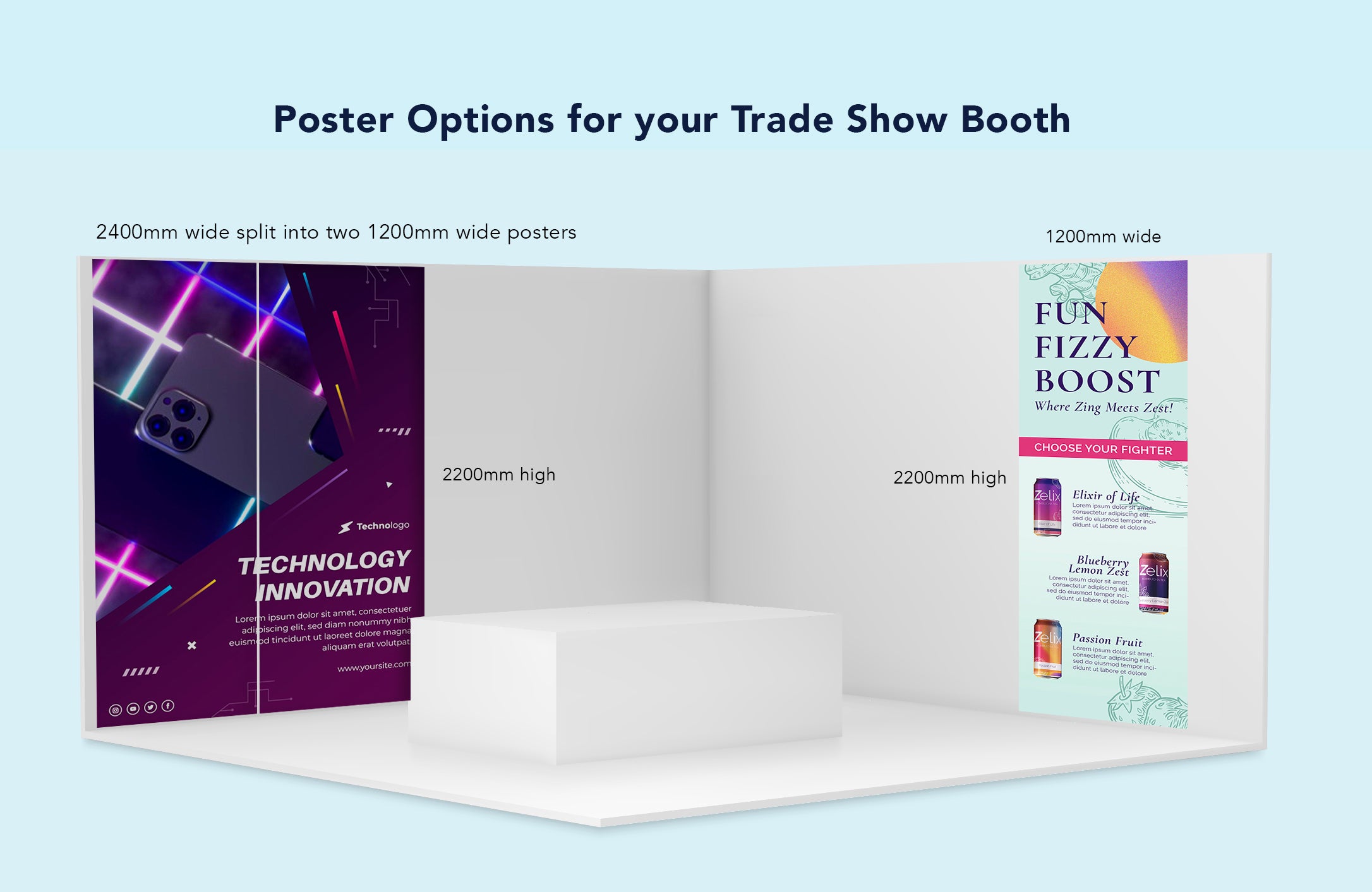 Posters for Trade Show Booths: Small and Large