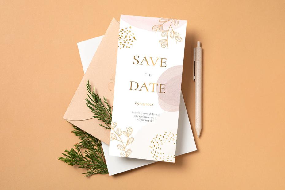 INVITATIONS/SAVE THE DATE DL CARD